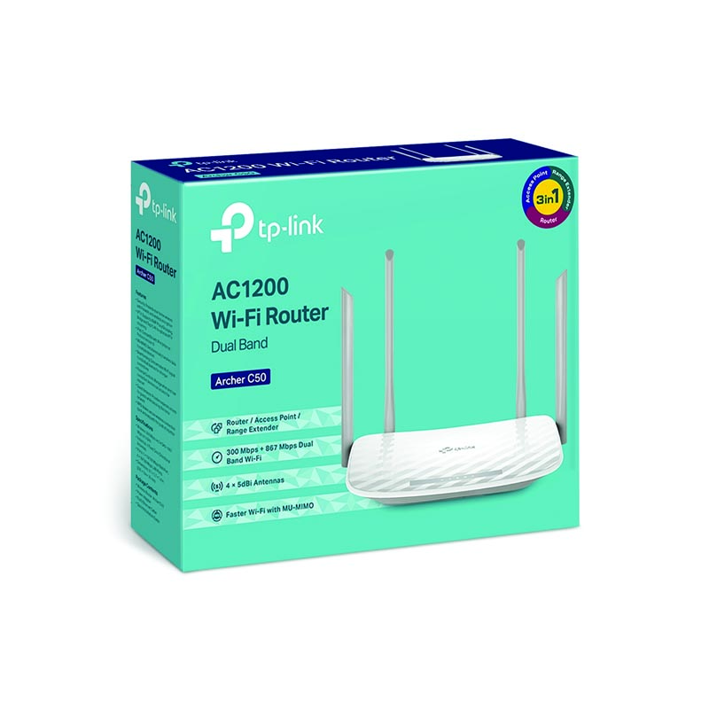 TP-Link Archer C50 AC1200 Wireless Dual Band Router - i5store.com
