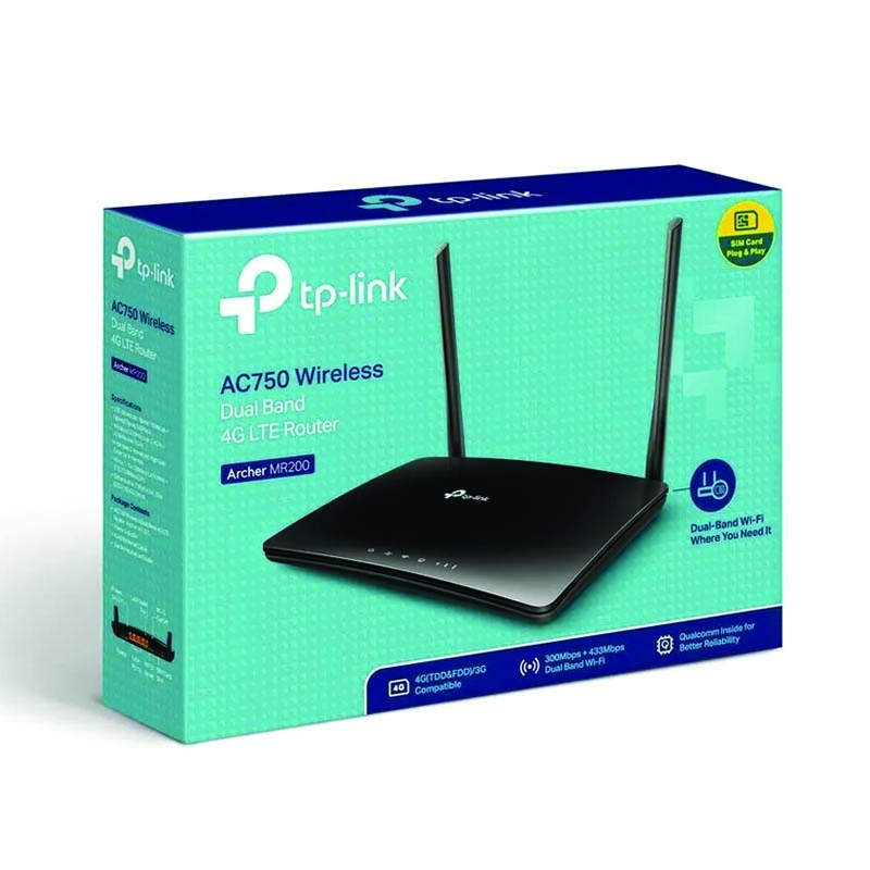 TP-Link AC750 Wireless Dual Band 4G LTE Router. - i5store.com