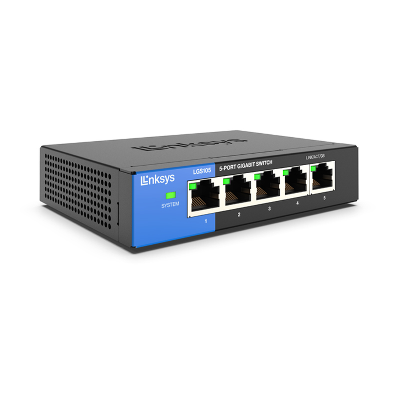 Linksys 5-Port Business Desktop Gigabit Switch LGS105 - i5store.com